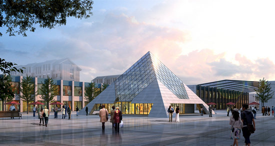 穆棱金字塔网架